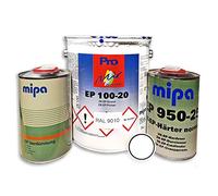 Mipa 2K EP 100-20 - Set de imprimación de resina epoxi color + endurecedor + dilución 8 kg