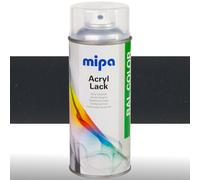 Mipa Esmalte Acrílico Ral Color Spray de 400ml RAL7021 - Negro Gris Pintura Glz
