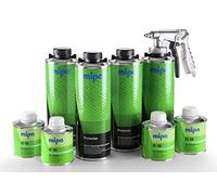 MIPA Protector Set negro 2K PU superficies de transporte revestimiento sellado barniz