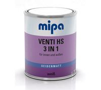 Mipa Venti Hs 3 in1 Barniz Pintura para Madera Blanco Seda Mate 750ml Ventilack