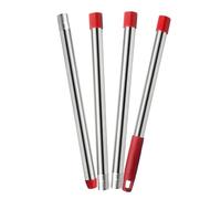 Mipcase 1 juego Mopa Inoxidable de Secciones con Varilla Desmontable para Recambio de Fregona Compatible con Cabezas de Escoba para Limpieza Áreas de Difícil