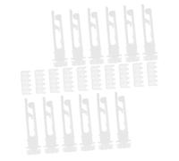 Mipcase 1 Juego Poleas ciegas Verticales Tallos para persiana Vertical. Tallos de reparación de persianas vástagos de reparación de persianas Partes ciegas Verticales el plastico Blanco