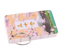 Mipcase 1 Juego Tarjeta de Sonido Japonesa de Cincuenta Tarjetas Tarjeta Hiragana para Principiantes aprendiendo Tarjeta del Alfabeto