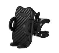 Mipcase 1 Pieza Soporte para Teléfono de Motocicleta Montaje Manillar Compatible con Diversos Rotación de Material Duradero No Bloquea Accesos Botones y Conectores