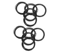 Mipcase 10 Alambre de Aluminio para Bonsái Herramientas de Jardinería Prácticas para Manualidades y Entrenamiento de Bonsáis Color Negro para Principiantes y Patios y
