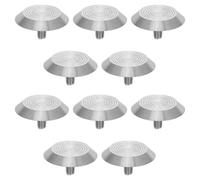 Mipcase 10 Clavos para Pavimento Táctil de Acero Inoxidable Antideslizantes para Espacios Públicos y Estaciones de Metro Instalación Segura