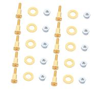 Mipcase 10 Juegos Tornillos Eléctricos Paquete Tornillos de Fijación Varilla de Ajuste Repuestos Compatibles Modelos de Cortadora y Recortadora de Pelo para Uso en Casa o Salón