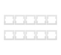 Mipcase 10 Juntas Ignífugas para Placa de Pared Tipo 86, Sello Resistente al Fuego para Enchufes, Junta Protectora de Interruptores de Luz, Cubierta Aislante contra Polvo y Humedad