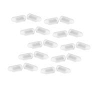 Mipcase 10 pares Almohadillas Nasales para Gafas de Silicona Antideslizantes Almohadillas de Repuesto Flexibles para Puente Nasal Compatibles con Monturas sin Tornillos Cómodas y