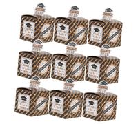 Mipcase 10 piezas Cajas Dulces Graduación con Gorro Diseño Caja Regalos de Papel Multi-función para Dulces y Snacks Decoración Fiesta Ligero y Resistente