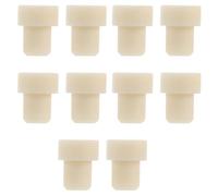 Mipcase 10 piezas Tapones de Goma para Botellas Pequeñas Sellado Hermético para Vino y Botellas de Vidrio Tapones Reutilizables para Conservar Aromas Casa Oficina y Spa