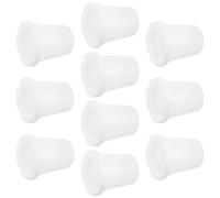 Mipcase 10 Piezas Taza Infantil de Plástico Anti-derrame con Tapa para Pintura, Mezcla y Lavado, Material Pp Transparente Tamaño 8.6x8x5.7 Cm Adecuado para Manualidades y Reutilizable