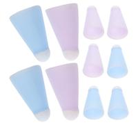 Mipcase 10 Unidades Cubiertas de Punta de Fibra para Lápiz Táctil Capacitivo Protectores Antideslizantes Compatibles con Pencil Colores y Azul Diseño Ultrafino para Tabletas y Escritura
