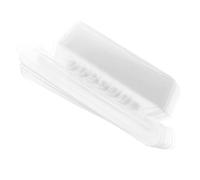 Mipcase 100 Pestañas Transparentes para Carpetas Pestañas Colgantes Etiquetas para Carpetas de Archivos Insertos para Archivadores Tamaño Compacto Uso Práctico y Resistente