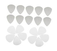 Mipcase 100 piezas Púas de Guitarra de Acero Inoxidable con Bordes Suaves Plectros Metálicos para Guitarras Eléctricas y Acústicas Púas para Resistentes para Estilos Rock Jazz y Country