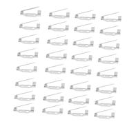 Mipcase 100piezas Broche De Alfiler De Hierro Tres Agujeros Alfileres De Seguridad Para Bricolaje Diy Decorativo Paquete Para Hacer Joyas y Fijar Ropa