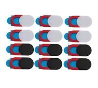 Mipcase 12 Piezas Cubiertas de Metálicas para Móvil y Tablet Protector de Privacidad Resistente y Decorativo Tapa Webcam Anti-Hacking y Diseño Compacto para Seguridad Personal