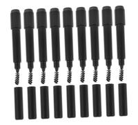 Mipcase 12 piezas Eyebrow Pencil Extenders With Soft Brow Brush Portable Compact Holder For Precise Makeup Compatible With Various Brands Lightweight Travel-friendly