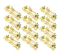 Mipcase 12 Piezas Letreros Colgantes de Puerta para Navidad Decoración de Plástico con Letras Merry Christmas para un Festivo