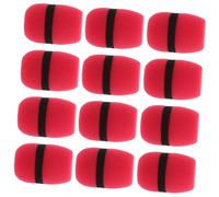 Mipcase 12piezas Fundas De Esponja Para Micrófono Protector De Filtro Cubiertas Antiviento Para Entrevistas Canto y Oratoria