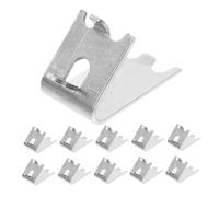 Mipcase 14 Piezas De Hebillas Para Estante De Refrigerador Estante De Congelador Clavijas De Metal Para Gabinete Clip De Refrigerador Abrazadera De Gabinete