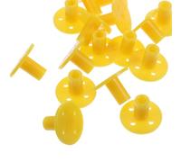 Mipcase 16 piezas Bridas de Plástico para Montaje Industrial con Base Fija Accesorios Decorativos para Proyectos DIY Soporte Fiable con Orificios para Construcción y Recambios Motor