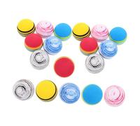 Mipcase 18 Piezas Pelotas para Perros de EVA Resistentes Mordeduras Juguetes Interactivos de Colores para Entrenamiento al Aire y Masticación Bolas Sólidas y Silenciosas para Cachorros y