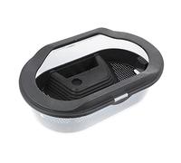 Mipcase 1pieza Tanque De Tortuga De Plástico Plataforma Contenedor Portátil para Alimentación De Reptiles Acuario Ecológico para Hogar Diseño Drenante y Duradero para Criar Tortugas