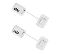 Mipcase 2 juegos Cerraduras Prueba para Refrigerador y Ventanas con Código de Protección Efectiva para Hogar