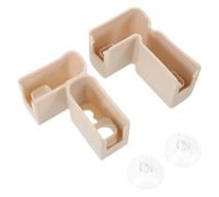 Mipcase 2 Juegos Conjunto Ectores para Parque Ventosas Accesorios Duraderos de Plástico para Cercas Interiores y Exteriores Compatibles con Muebles de Jardín Instalación Sencilla y Segura