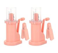 Mipcase 2 Juegos Máquina Trenzadora Manual Portátil para Hacer Pulseras y Collares con Clip, Compacta y Ligera de Plástico y Metal para Manualidades DIY en Casa