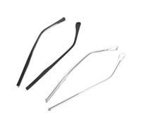 Mipcase 2 Juegos Metal Replacement Arms For Glasses With Integrated Nose Pads Lightweight Comfortable Eyeglass Temple Legs Kit For Easy Repair And Extended Wear