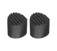 Mipcase 2 Piezas Almohadilla Antideslizante de Goma para Patas de Escalera Negra, Accesorio Duradero que Protege la Seguridad en Casa y Trabajo