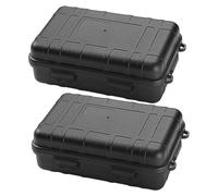 Mipcase 2 piezas Caja Resistente para Unidades Estanca Prueba de y Resistente al Agua para Camping y Actividades