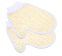 Mipcase 2 Piezas Guantes de Baño para Limpieza Corporal Guante de Masaje Toallas de Baño Exfoliantes Súper Suaves Cuidado del Cuerpo