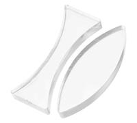 Mipcase 2 Piezas Lente Óptica Lente Convexa y Cóncava de Acrílico, 6cm, para Aprender Refracción y Fundamentos Ópticos, y Estudiantes, Material Didáctico de Física