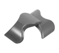 Mipcase 2 Piezas Manija de Puerta de Congelador, Tirador Curvo Horizontal | Repuesto para Vitrinas de Helado y Puertas de Vidrio, Agarre Antideslizante Ergonómico, Uso Comercial
