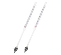 Mipcase 2 piezas Medidor de y Azúcar Vidrio Resistente Clara para Líquidos Uso Fermentación y Licores Portátil y Fácil de Usar