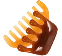 Mipcase 2 piezas Peine Masajeador para Cabelludo Peine de Resina y Cera de Dientes Cuidado Capilar Portátil Antienredos para Cabello y Uso Casa y Viaje