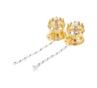 Mipcase 2 Piezas Quemador Lámpara Aceite de Aleación de Zinc con Mecha Repuesto para Lámpara Keroseno Vintage Fácil Instalación y Durabilidad