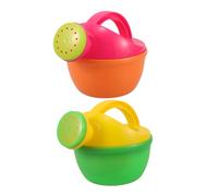 Mipcase 2 Piezas Regadera Infantil de Plástico para Diversión Playa Jardín y Baño Regadera con Asas para Acuáticos Verano