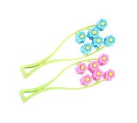 Mipcase 2 piezas Rodillo Facial Masajeador para Eliminar Grasa Circulación Sanguínea y Linfática Compacto y Ligero para Rostro y Cuello Femenino