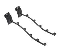 Mipcase 2 piezas Soporte de Pared para Flauta con Ranura Colgador de Instrumentos de Viento Gancho para Flauta Travesera Organizador Compacto para Ahorro de Espacio y Exhibición Segura