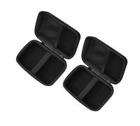 Mipcase 2 Piezas Unidades Estuche para Portátil de EVA Negro Caja Rígida Resistente para Organizador Compacto para Viajes y Actividades al Aire para Hombre