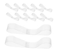 Mipcase 20 Pares Tiras Elásticas Transparentes Ajustables para Zapatos de Tacón Bandas Invisibles Antideslizantes Desmontables para Mujer Correas de Repuesto Cómodas para y