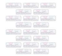 Mipcase 20 Tarjetas de Prueba UV de Pvc para Medición Precisa de Rayos Uva y Uvc, Tamaño 2.5x7 Cm, Tiras Reactivas Compactas para Laboratorio y Uso Industrial, Dispositivo de Prueba de