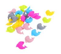 Mipcase 24piezas Identificadores de Copas de Vino Forma de Tiburón Marcadores de Silicona para Bebidas para Fiestas de Bar y Eventos de Vino