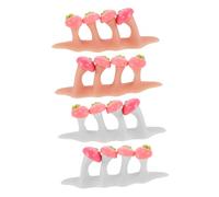 Mipcase 2juegos Separador de Uñas Silicona para Pedicura Manicura con Separadores de Dedos para Pulir y Corregir con Martillo Casa