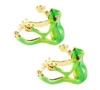 Mipcase 2piezas Anillo De Ajustable Juego De Mujer Anillo De Apertura De Decoración Dedos Joyería Divertida Obsequio Para Novia Bonito