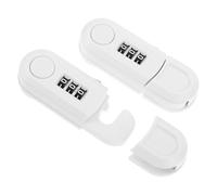 Mipcase 2piezas Bloqueo de Seguridad para Cerradura Prueba de Bebés para Refrigerador Armario Puerta de Gabinete Contraseña para Cocina